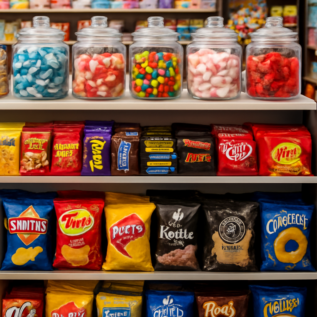 Confectionery and snacks at Cobar Newsagency