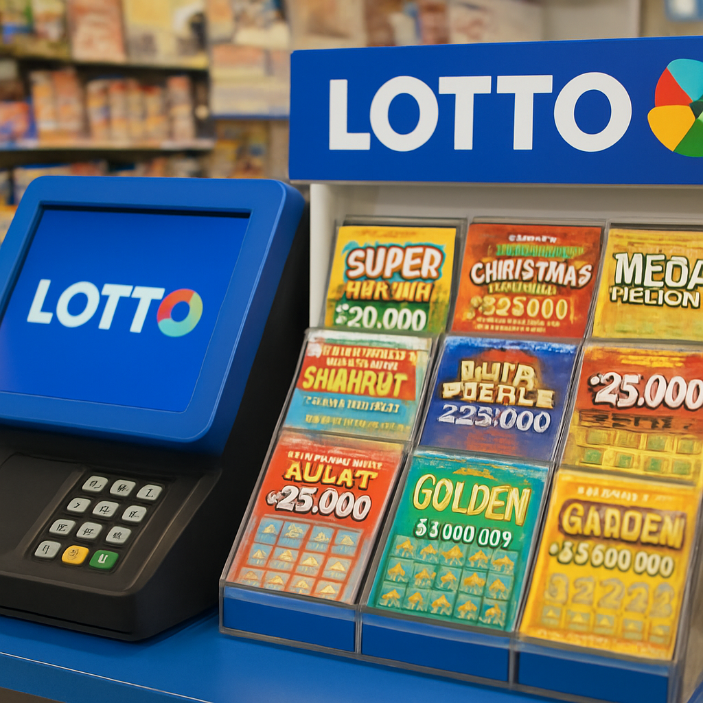 Lottery and lotto tickets at Cobar Newsagency
